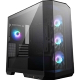 MSI MAG PANO M100R PZ Micro-ATX PC Case-Micro-ATX Capacity,3x120mm Reverse-blade ARGB Fans and1x120mm ARGB Fan