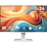 MSI PRO MP243W E14 24-Inch FHD Computer Monitor, 1920×1080 IPS, 144Hz, 1ms, HDR ready, Adaptive Sync, Eye care, Built-in speaker – White