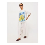MTV La Dolce Vita Lemon Ribbon Oversized Graphic T-Shirt