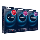 MY.SIZE Condom Set: Sizes 5-7, 60-69mm, 3×10