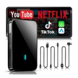 MYATOTO Wireless CarPlay and Android Auto AI Box, 4GB/32GB, WiFi
