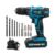 MYLEK 18V Cordless Li-Ion Drill & Screwdriver Set with 13 Piece Accessory Kit