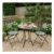 Mabel Mosaic Bistro Set – Black and White