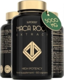 Maca Root Capsules Energy, Drive & Balance. 2 Months Supply (60 Caps) – Sold by SuperSelf / FBA