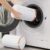 Machine Wash Safe Mesh Laundry Bags with Zipper for Shoes Sneakers Trainers Plimsolls Slippers Prevents Tangling and Wear (White (White(18 31 cm))