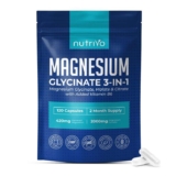 Magnesium Glycinate 3-in-1 Complex 2000mg Malate & Citrate with Vitamin B6 120 Capsules – 2 Mths Supply (Prime Deal) by Nutrivo / FBA