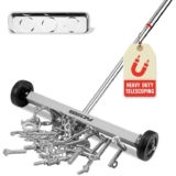 Magnet Sweeper Roller: 17-Inch Heavy Duty Magnet Pickup Rolling Tool, Telescoping Handle, Workshop Construction Cleanup – Sold by SEDY / FBA
