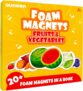 Magnetic Puzzle for 2-3 Years Old – Toddler Travel Toys for Kids 3-5 20 Pcs Fruit Puzzle with Extra-Long Play Magnetic Book – Fun Kids Travel Games on Plane Car Ride – Gift for Boys and Girls