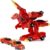 Magnetic Transformer Car Toys, 2 in 1 Crash Transform into Dinosaur Car Toys, Collision Transforming Car Birthday Easter Party Gifts for 3 4 5 6 7 8 Years Old Kids Boys Girls, Red