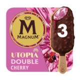 Magnum Utopia Double Cherry Ice Cream Sticks 3 X 85ml