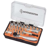 Magnusson 1/4 Drive Socket Set 25 Pieces – Free C-C
