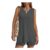 Magritta Womens 2-Piece Loungewear Set V-Neck Tank Shorts Dark Grey
