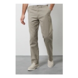 Maine Khaki Cotton Linen Blend Chino Trousers