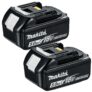 Makita 5Ah BL1850 18V LXT Li-ion Battery – Twin Pack