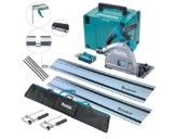 Makita SP001GZ03 MAX XGT 40v Brushless Plunge Cut Saw 2×1.5m Guide Rails Clamp Deal Stack for free batteries
