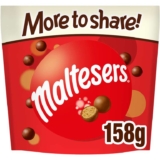 Maltesers Milk Chocolate Crunchy Centre Sweets Sharing Snacks Bag 158g – £2.29 S&S