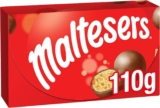 Maltesers Milk Chocolate Gift Box 110g, Crunchy Honeycomb Centre Chocolate Sweets, Light Treat for Movie Night, Thank You Gift, Teachers Gifts, Snacking & Hamper Fillers