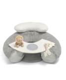 Mamas & Papas Welcome to The World Sit & Play Baby Floor Seat, Grey (from 6month Until Sitting unaided)