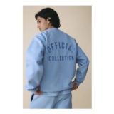 Man 500GSM Heavyweight Essential Oversized Raglan Sleeve Embroidered Sweatshirt