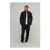 Man Checked Zip up Regular Overshirt & Straight Trouser Set