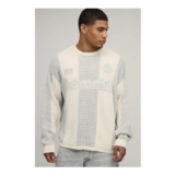 Man Oversized Knitted Mesh Sports Top