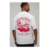 Man Oversized Monaco Racing T-Shirt