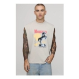 Man Stone Oversized Boxy Monaco Graphic Tank