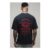 Man Tall Washed Charcoal Oversized Built on Tradition Print T-Shirt