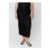 Mango Linen Midi Skirt