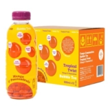 Mango & Passionfruit Popping Boba Bubble Tea Bottles 12x500ml