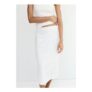 Mango White Skirt