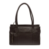 Manon Espresso Leather Handbag