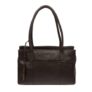 Manon Espresso Leather Handbag