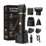 Manscape 3-in-1 Trimmer: Pubic, Nose & Beard, Waterproof, Rechargeable