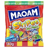 Maoam Limited Edition Football Fun Stripes Sweets 140g