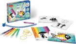 Maped Creativ Blow Pen Art Kit – Arts and Craft Set For Children – Colouring Felt Tip Pens with Templates and Rubber bands to create Unique Artwork – 22 Piece Kids Activity For Age 5