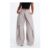 Margaret Solid Wide Leg Front Wrap Trouser Pant – Light Grey