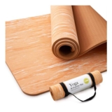 Marjar Extra Thick Yoga Mat 10mm, Non-Slip with Strap, Orange