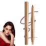 Maroon Plump Matte Crayon Lip Liner Pencil,Matte Lip Liner Pencil,Waterproof Lipliner Pencil – Smooth and Creamy,Plump Lip Pencil Liner Long-Lasting,Retractable Lip Liners Lipstick for Women