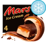 Mars Ice Cream Bars 4 x 49.5 ml / Bounty Ice Cream Bars 4 X 50.1Ml / Snickers White Ice Cream Bars 4×40.8g – Clubcard Price