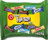 Mars Mixed Milk Chocolate Fun Size Variety Bulk Party Bag, 71 Bars 1425g (£12.91 S&S)