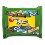 Mars Mixed Milk Chocolate Fun Size Variety Pack, 71 Bars