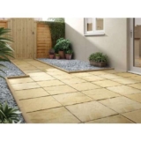 Marshalls Pendle Riven Buff Paving Slab – 450 x 450 x 32mm – Free C&C