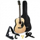 Martin Smith Full Size Acoustic Guitar Starter Kit with Stand & Tuner – Prime Deal