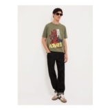 Marvel Dead Pool Khaki Graphic T Shirt