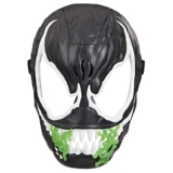 Marvel Spider-Man Venom Glow-in-the-Dark Mask with 10 Sounds & Phrases, Interactive Roleplay Costume Accessory