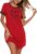 Marvmys Nightdresses for Women UK Soft Short Sleeve Nighties with Heart Print Sleepshirt Ladies Loungewear Knee Length Nightwear S-XXL