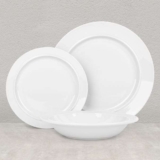 Mason 12 Piece White Dinner Set plus Free Click and Collect