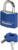 Master Lock 9131EURDCOL Small 52mm Key Padlock in Aluminium with Vinyl Cover, Assorted Colours