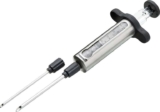 MasterClass Meat Injector for Adding Flavour Marinades, Herbs, Seasoning and Sauces, Stainless Steel, Silver/Black